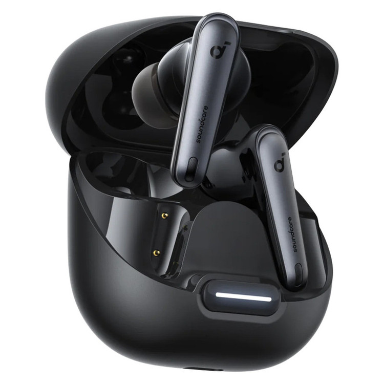 هدفون بلوتوثی انکر مدل Soundcore Liberty 4 NC با نویز کنسلینگ فعال (ANC)، درگاه شارژ USB Type-C، پشتیبانی از فرمان لمسی، مقاوم در برابر پاشش آب