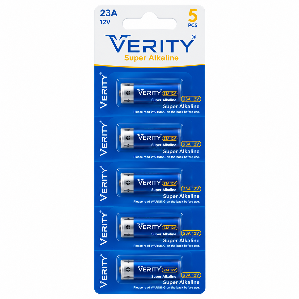 باطری VERITY 23A 12V | نوع SUPER ALKALINE
