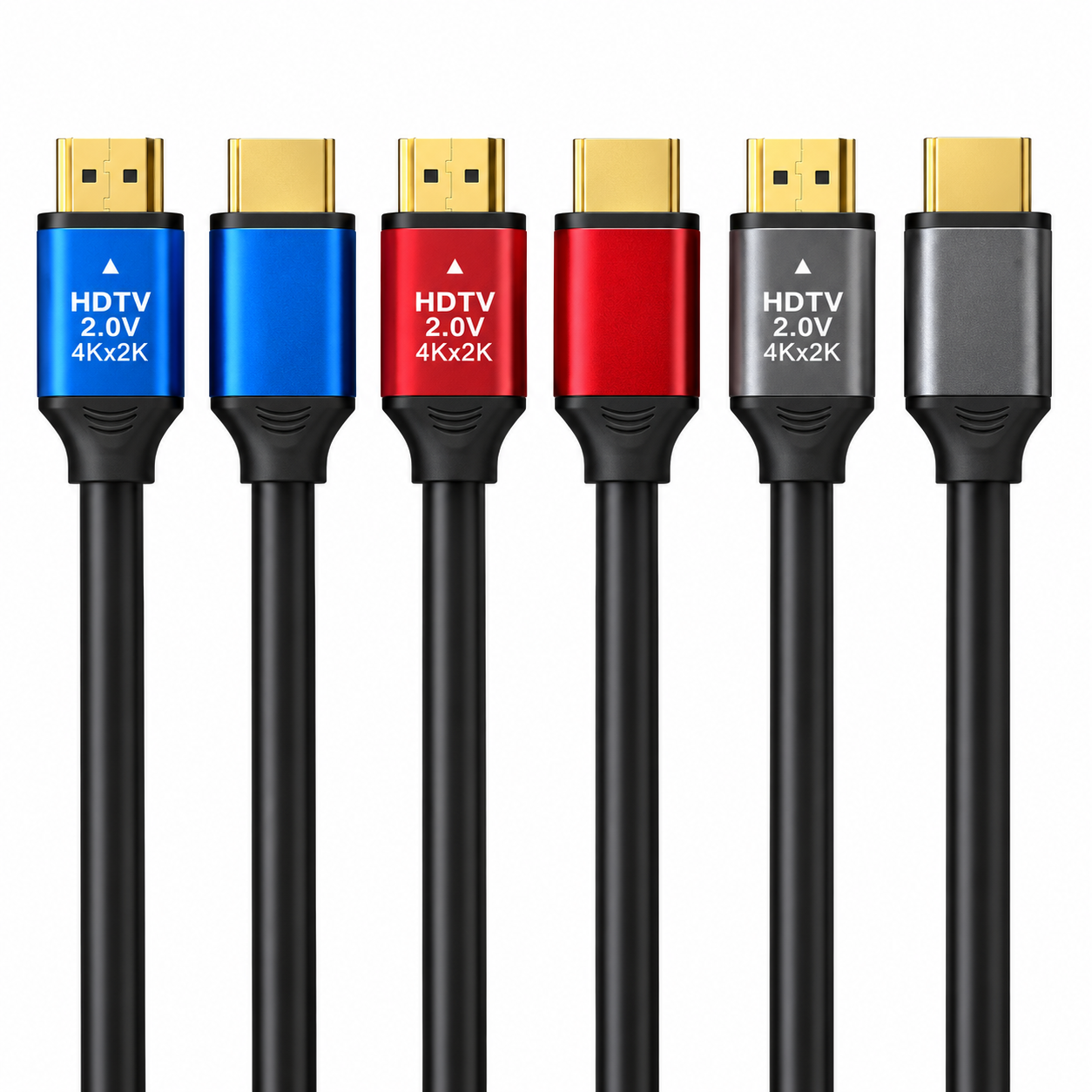 کابل 3 متر HDMI | پشتیبانی 2K-4K | مارک DELUXE سرفلزی